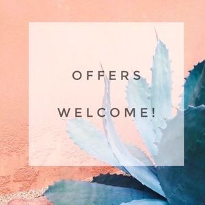 Offers are always welcome